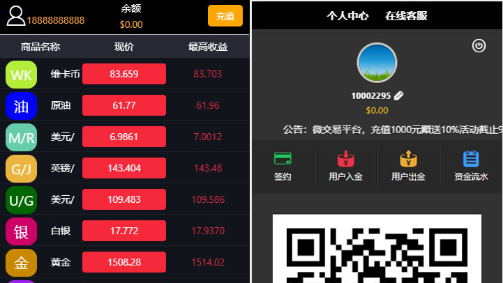 最新八方国际财贸微盘系统TP开发的微盘系统 原始版本系统