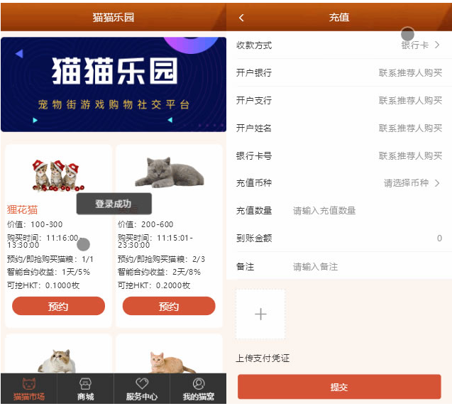 【第二版升级版】2020完美运营版宠物区块链 区块猫最新升级版源码