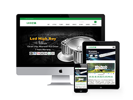 织梦dedecms响应式二极管LED节能灯具类企业网站模板 自适应手机端