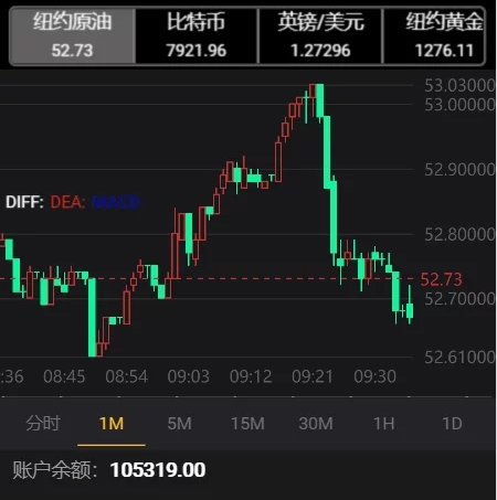 大公司定制开发的另一套全新UI的微交易/时间盘